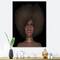Designart - Portrait of African American Woman III - Modern Canvas Wall Art Print